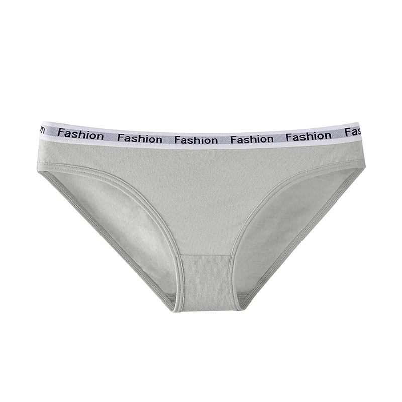 1 Stück weiche Baumwoll-Slips mit elastischem Bund / Sportunterwäsche für Damen – SF0697 