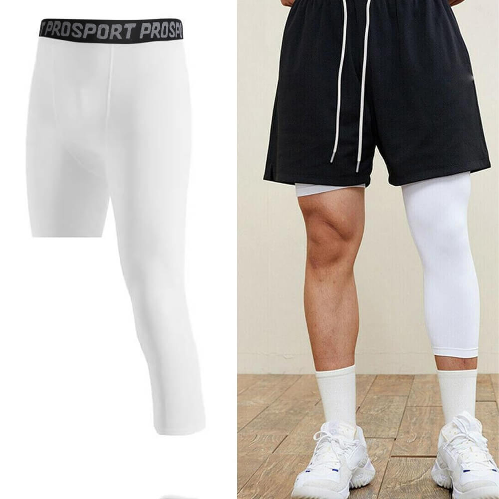 Sportliche asymmetrische Herren-Strumpfhose mit elastischem Bund und einem Bein – SF0954 