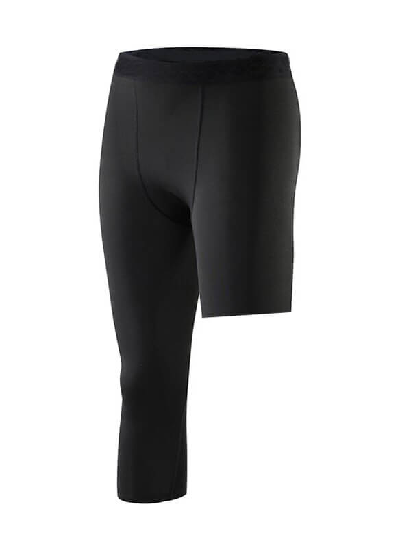 Sportliche asymmetrische Herren-Strumpfhose mit elastischem Bund und einem Bein – SF0954 