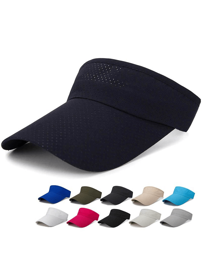 Breathable Adjustable Solid Color Sun Golf Cap / Sports Tennis Hat - SF0282
