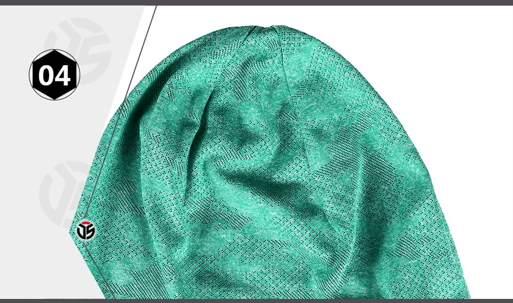 Green Breathable Casual Running Thin Hat for Men and Women - SF0166, lightweight and quick-drying for outdoor activities.