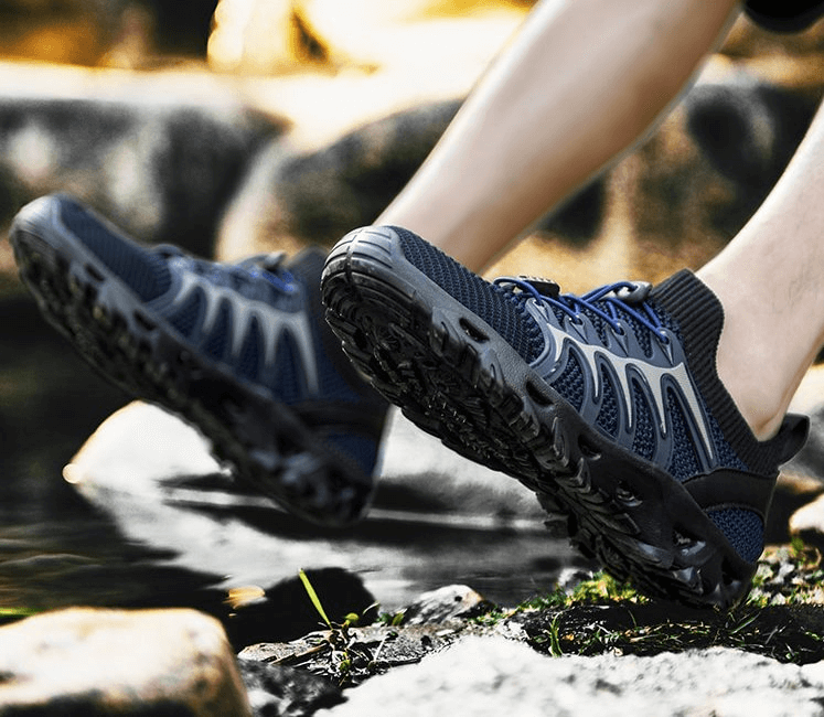 Atmungsaktive, flexible Sport-Trekking-Sneaker für Herren – SF0815 