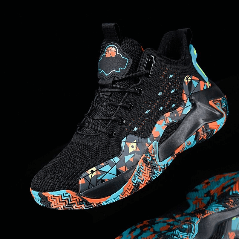 Vibrant breathable mesh sports shoe SF0706 with colorful design, showcasing ForMotion technology and cushioned EVA insole for comfort.