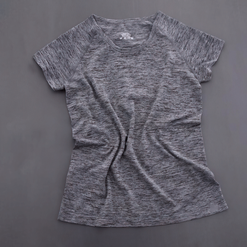 T-shirt respirant à manches courtes pour femmes/vêtements de sport à séchage rapide pour femmes - SPF0014 