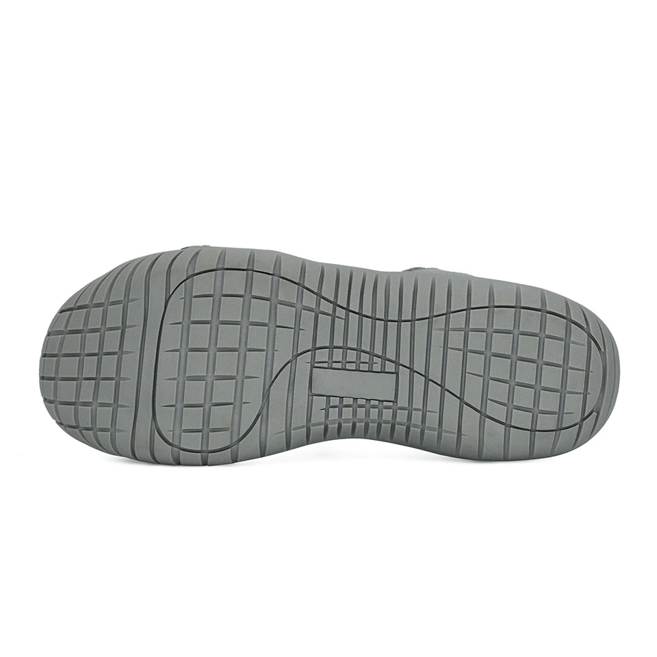 Sole view of Casual Closed Toe Flat Heels Women's Sandals, showcasing durable grip pattern for comfortable trekking and walking.