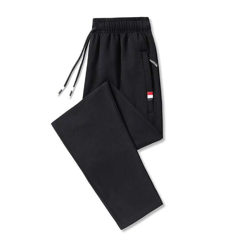 Casual Cotton Elastic Waist Sweatpants with Pockets for Men - SF0609