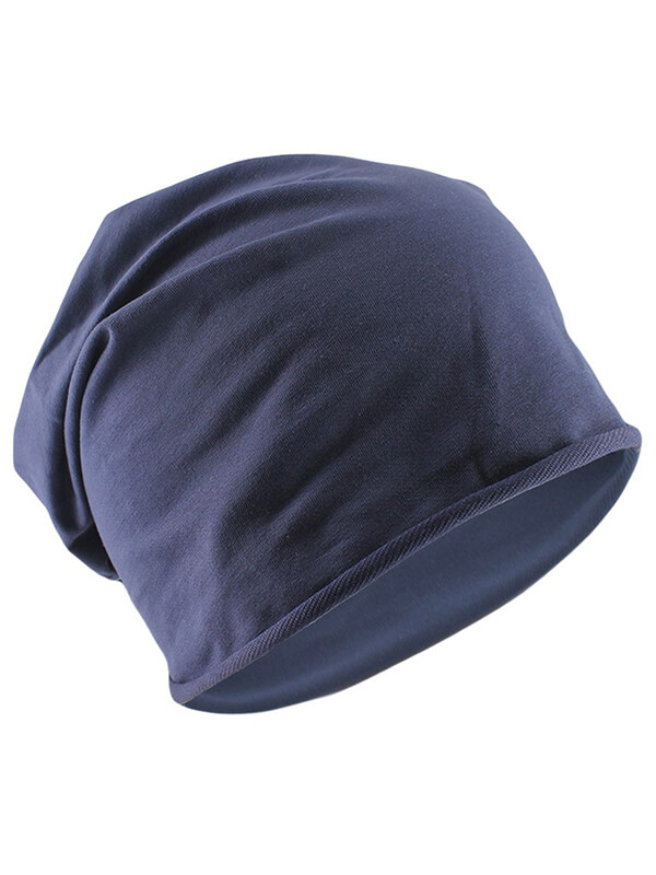 Casual Cotton Soft Solid Beanie for Women or Men - SF0785