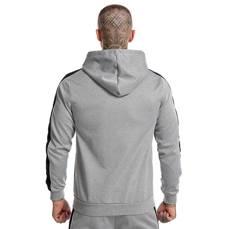 Sweat-shirt décontracté à fermeture éclair pour homme avec capuche / vêtements de sport - SPF1103 