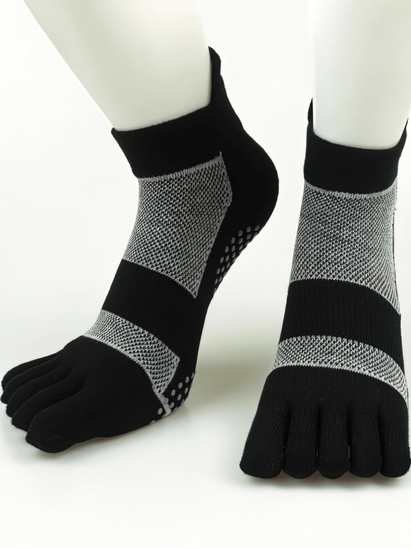 Chaussettes antidérapantes respirantes à compression avec orteils fendus - SPF0836 