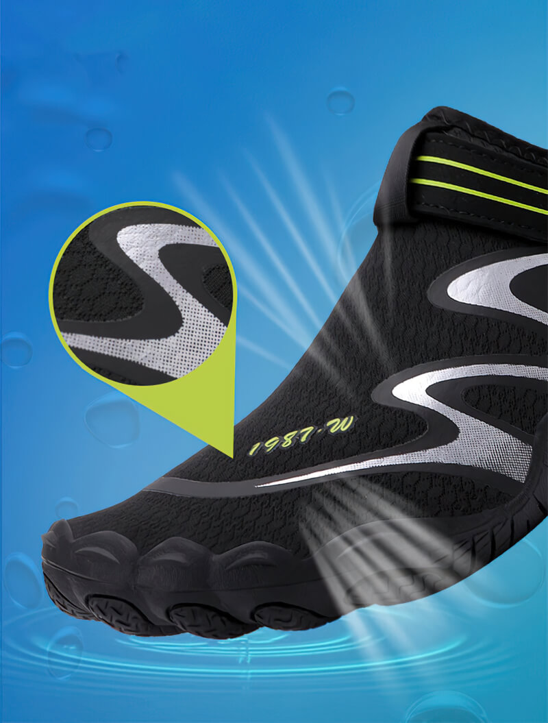 Chaussures aquatiques de plongée avec fermeture Velcro pour hommes et femmes - SPF0478 