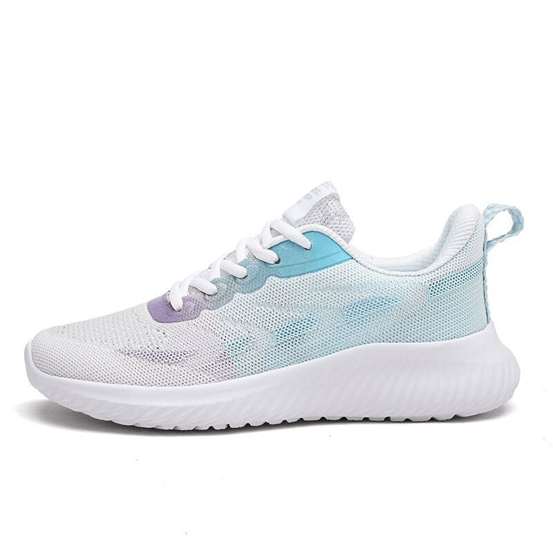 Doble Color Women's Breathable Running Shoes - SF0254 with quick-drying mesh, EVA outsole, perfect for fitness and flexibility.