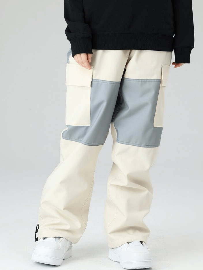 Drawstring Loose Ski Trousers With Large Pockets for Women and Men - SF0616