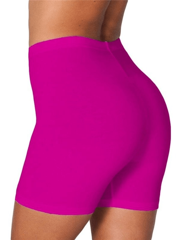 Elastic Cropped High-Waisted Tight-Fitting Women's Shorts - SF0309