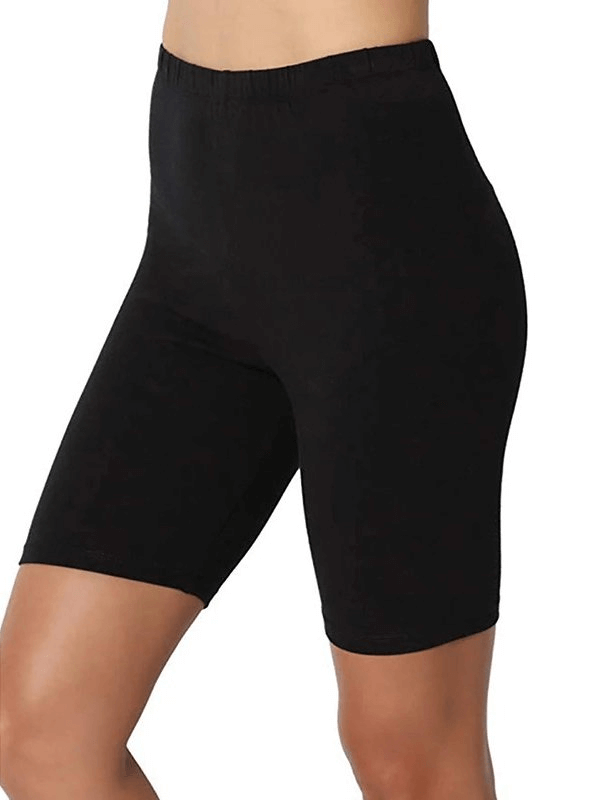 Elastische, eng anliegende Damen-Shorts mit hoher Taille – SF0308 