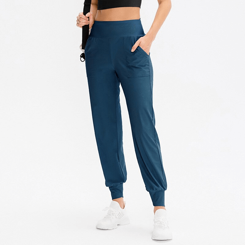 Pantalon de survêtement élastique léger avec poches pour femme - SPF1136 