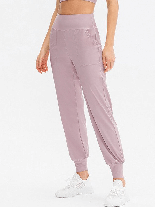 Elastic Lightweight Women's Sweatpants with Pockets - SF1136