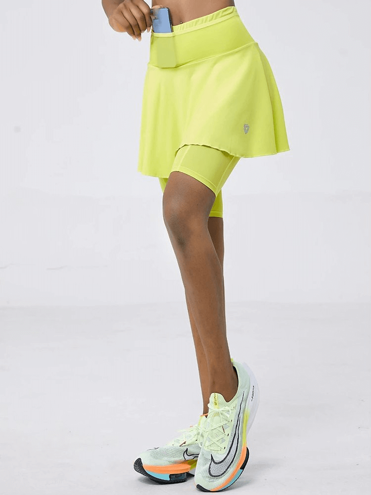 Elastische, schnell trocknende Damen-Rock-Shorts mit hoher Taille – SF0242 