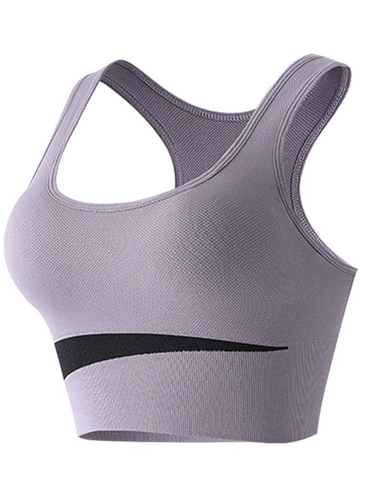 Elastic Sexy Wireless Women's Sports Bra Top SF0473, breathable nylon, perfect for yoga and running, sleek and comfortable design.