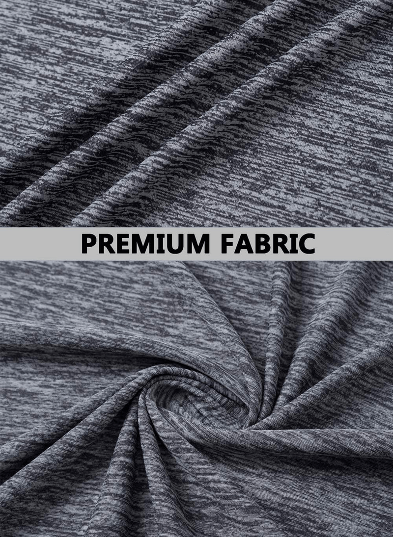 Close-up of gray premium fabric texture showcasing softness and quality.