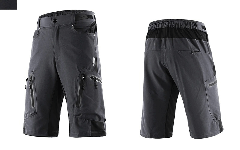 Elastic Waistband Sports Cycling Shorts with Side Pockets - SF0593