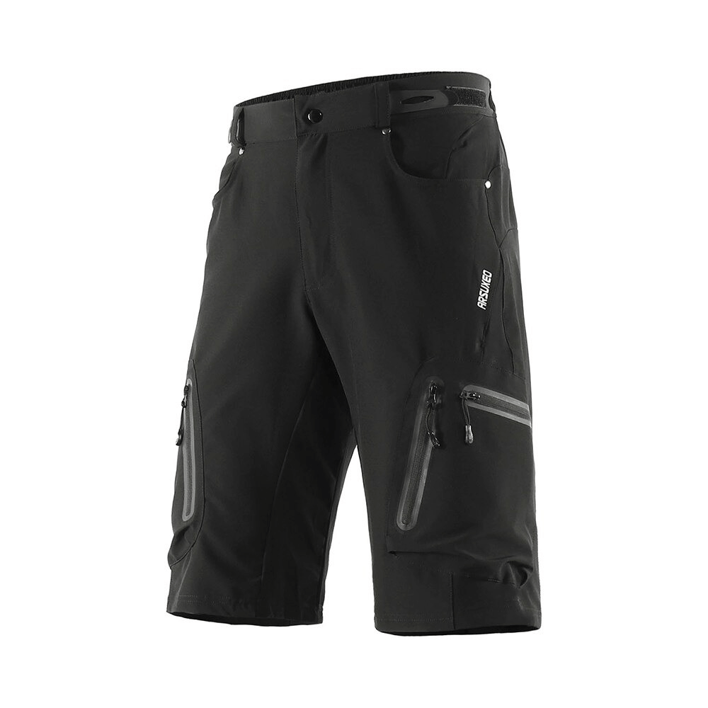 Elastic Waistband Sports Cycling Shorts with Side Pockets - SF0593