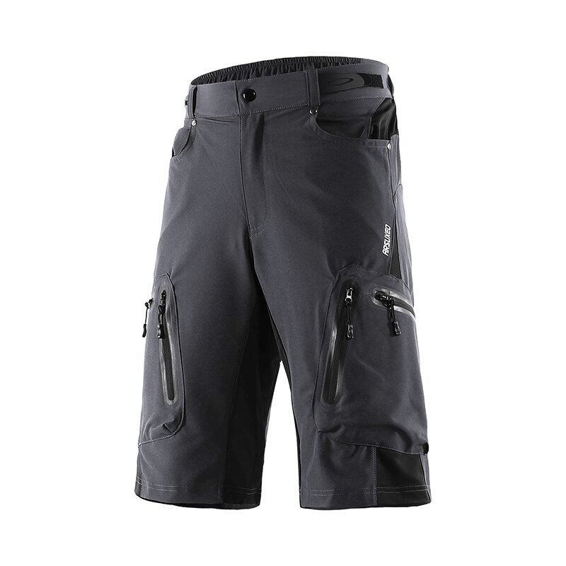Elastic Waistband Cycling Shorts with Side Pockets, Durable, Quick Dry, for Enhanced Performance - SF0593