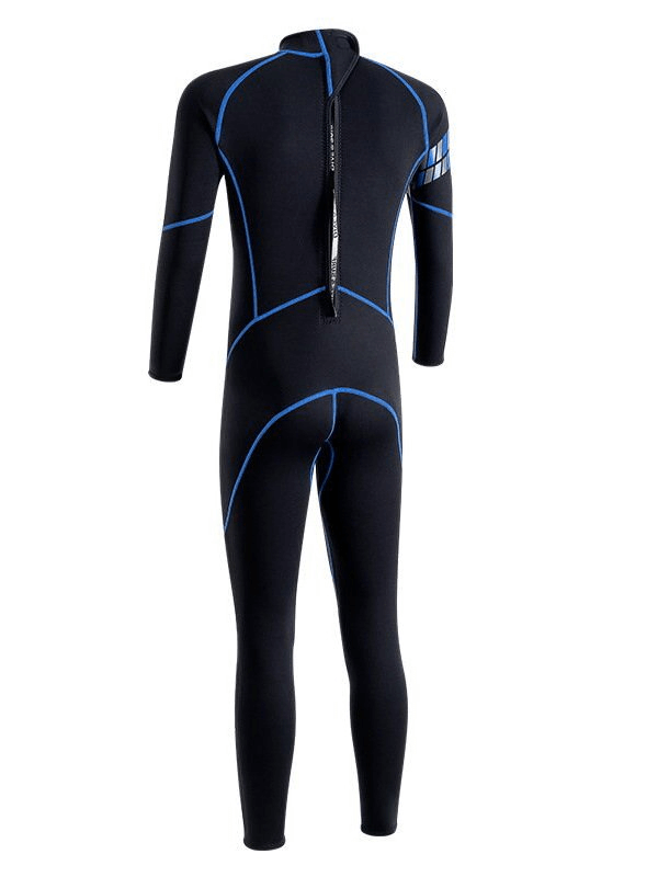 Unisex Elastic Warm Wetsuit for Underwater Swimming with Long Sleeves, Nylon-Neoprene Material, Perfect for Watersports, SF0894