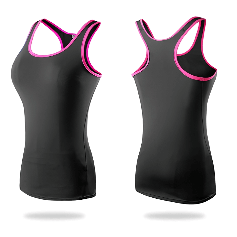 Elastic Women's Tank Top For Gym / Fitted Fitness Tank / Ladies Sports Clothes - SF0082