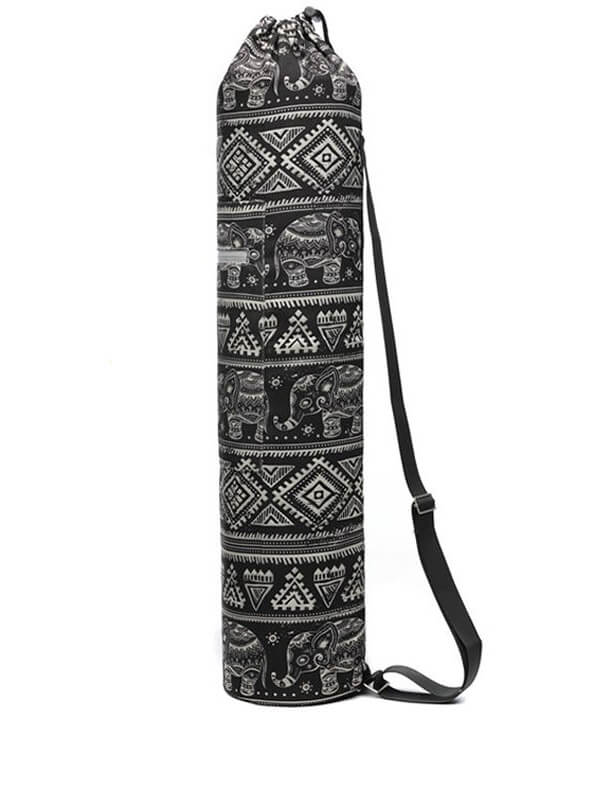 Sac de tapis de yoga imprimé floral à la mode avec sangle réglable - SPF0518 