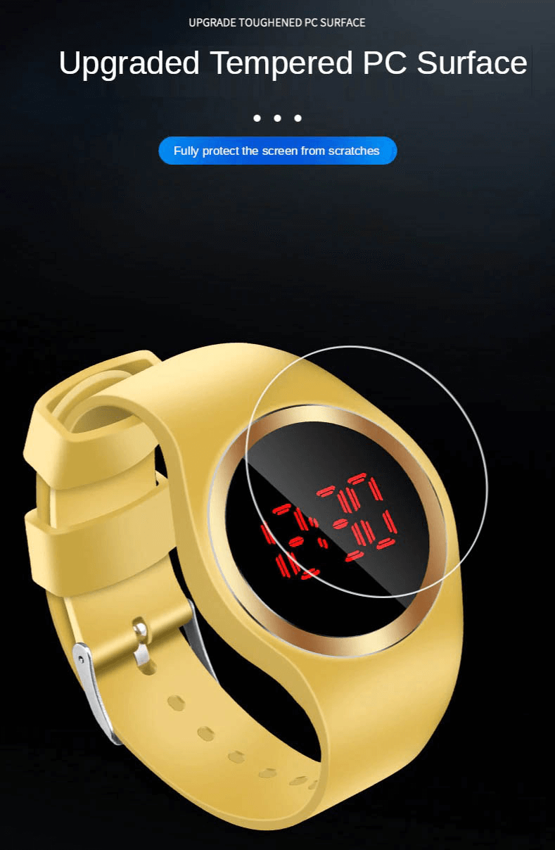 Montre numérique créative pour dames de mode/montre-bracelet de natation souple et mince - SPF0439 