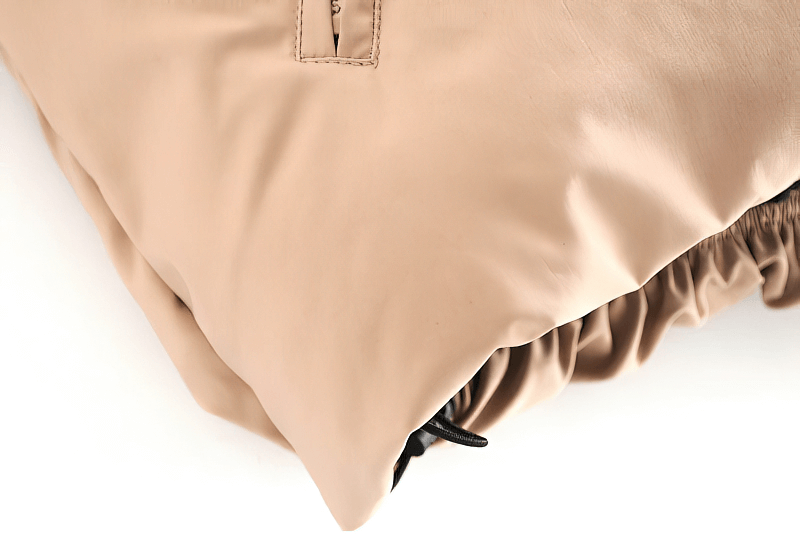 Parka à col montant pour dames de mode/veste en duvet avec poches zippées pour femmes - SPF0012 