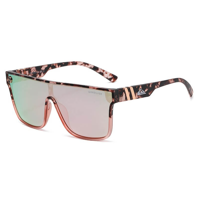 Unisex large frame sunglasses SF0741 with UV400 anti-reflective lenses and tortoiseshell design, ideal for stylish protection.
