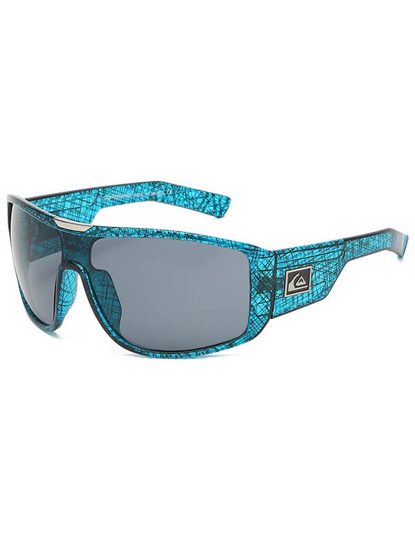 Men's oversized sports goggles with blue frame and UV400 protection, ideal for outdoor activities. Model: SF0998 Fashion Sunglasses.