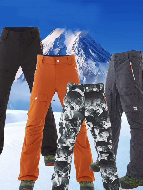 Pantalon de neige mode pour hommes avec poches / pantalon de ski - SPF1048 