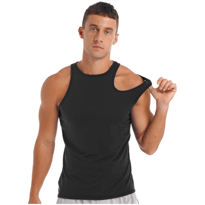 Fashion Men's Sports Top Solid Color Tank Top for Bodybuilding - SF1011