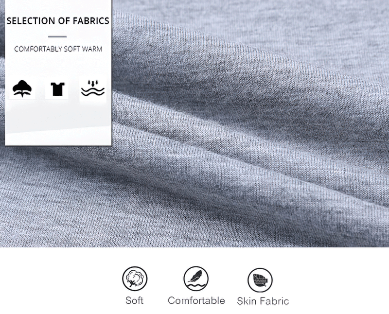 Close-up of soft, comfortable broadcloth fabric used in V-neck solid color T-shirt for men, highlighting quality and texture.