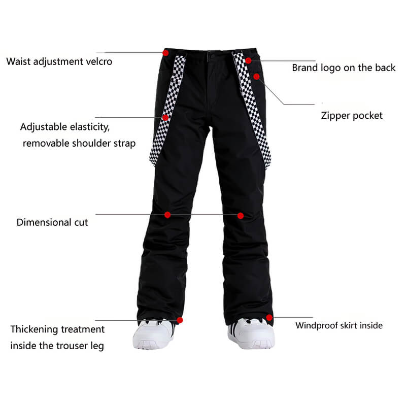 Modische Strap-Skihose für Damen / Snowboardbekleidung – SF0614