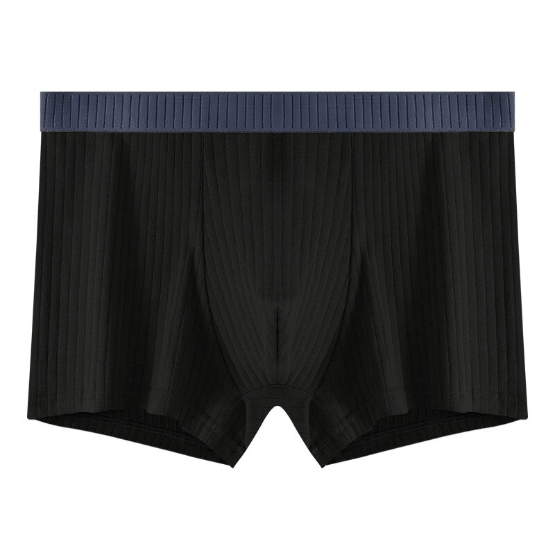 Modische Boxershorts aus einfarbiger Baumwolle mit Streifen für Herren – SF1091 