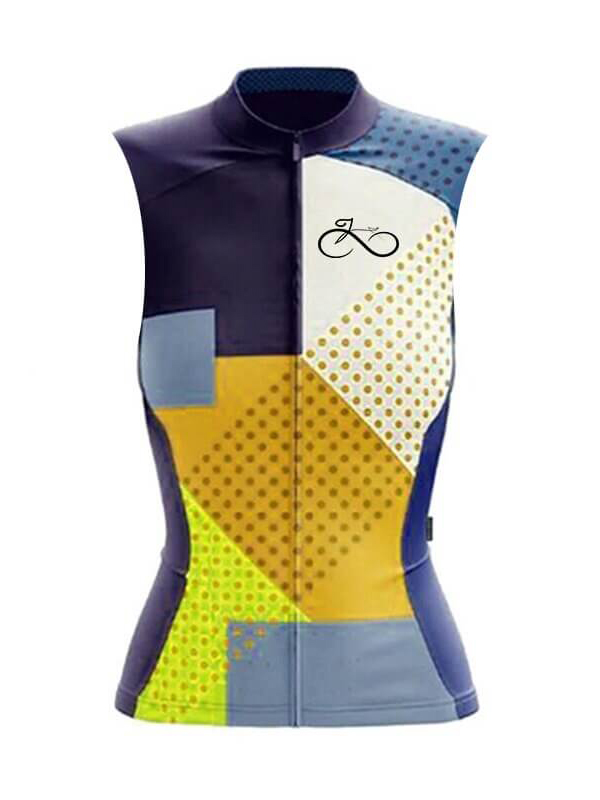 Fashion Women's Breathable Cycling Vest with Pockets Back - SF0414