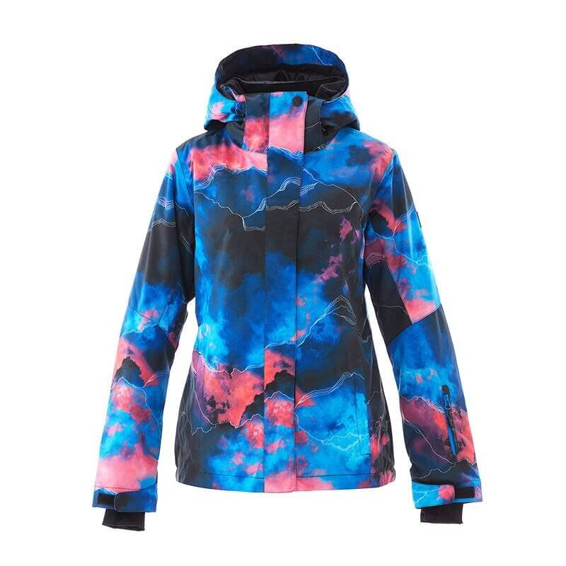 Fashion Women's Snowboarding Jacket SF0717 - Colorful, waterproof, windproof with hood