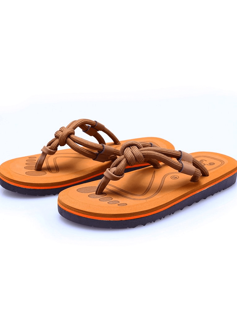 Fashionable Lightweight Beach Men's Flip Flops SF1204 with EVA comfort and solid rubber outsole, perfect for summer adventures