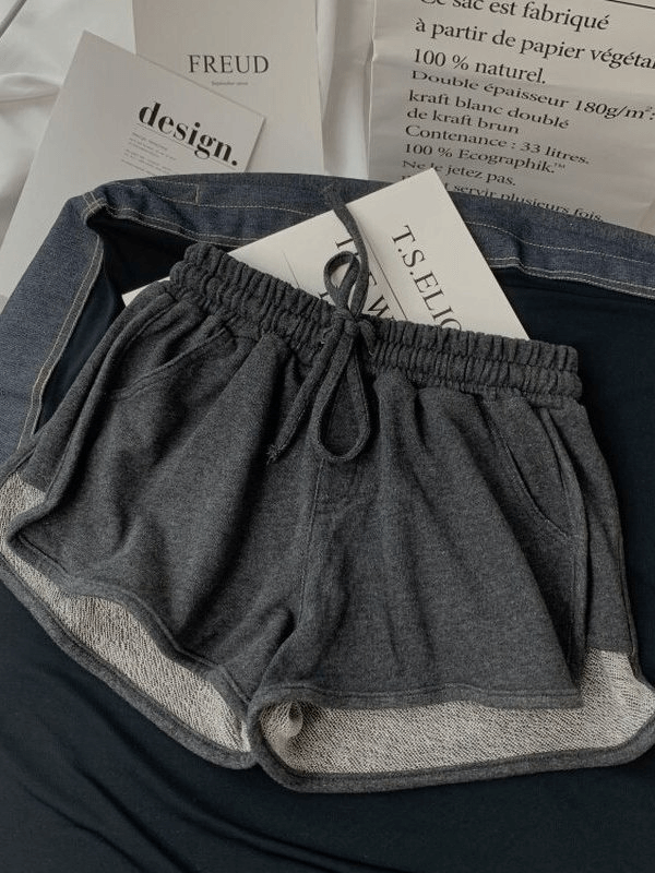 Modische lockere Damen-Shorts mit hoher Taille und Gummizug – SF0180 