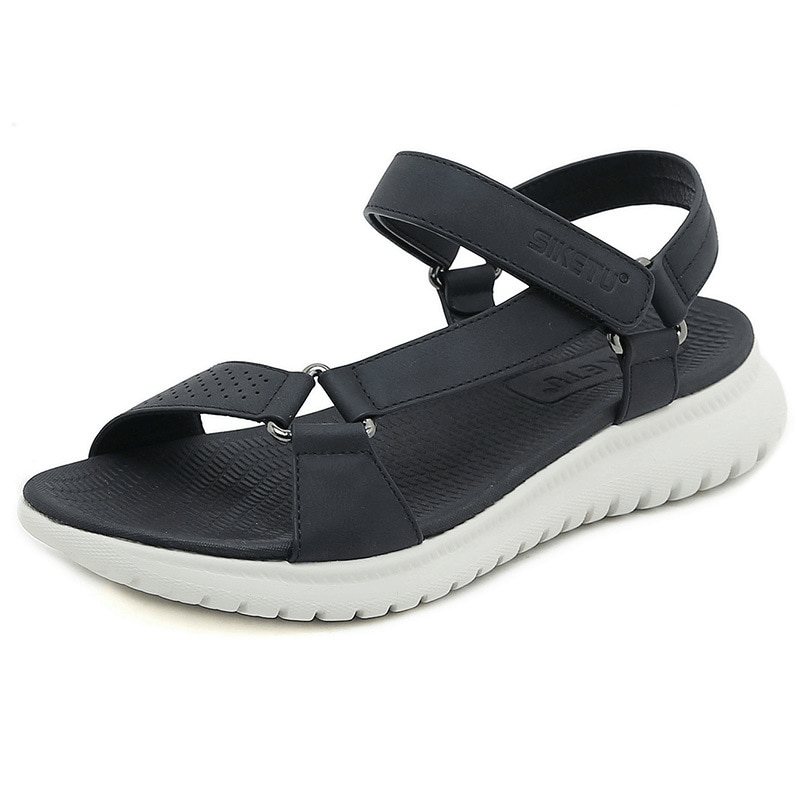 Fashionable Women's Sports Platform Sandals with Adjustable Buckle - SF0983