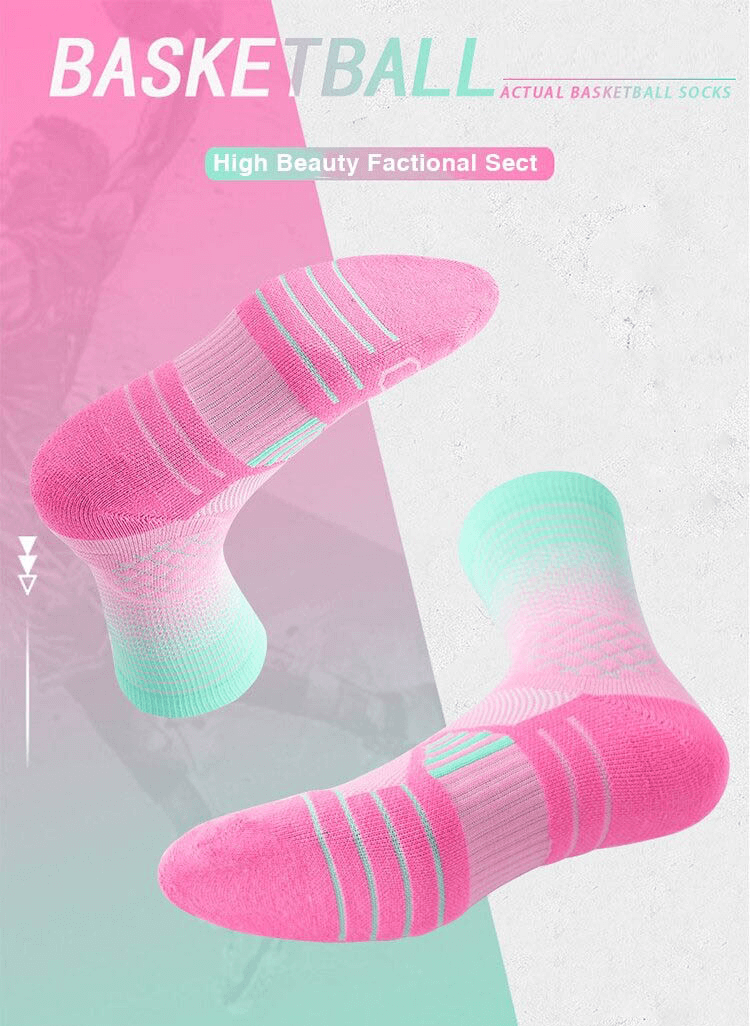 Chaussettes hautes de basket-ball professionnelles respirantes et à séchage rapide - SPF0348 