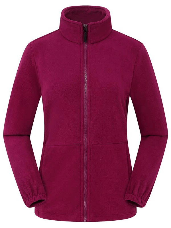 Female Antistatic Fleece Hiking Jacket with Fitted Cuffs - SF0355