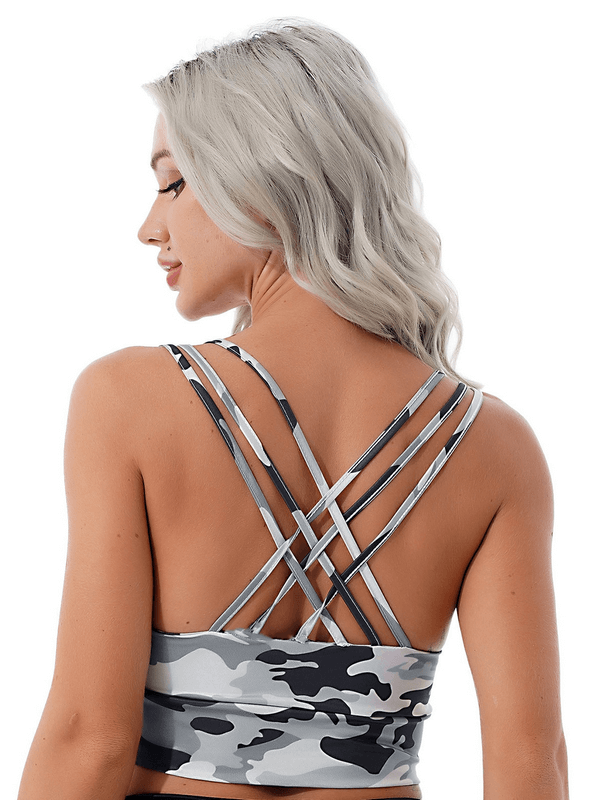 Damen-Trägershirt mit quadratischem Ausschnitt und überkreuztem Rücken – SF1033