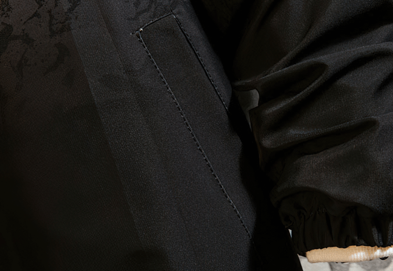 Veste à capuche zippée pour femme avec imprimé / coupe-vent léger - SPF0910 