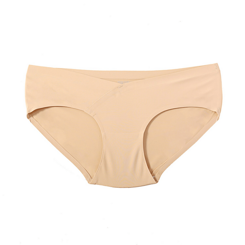 Solid color seamless briefs for women, low-rise and breathable, perfect for fitness activities - SF0970
