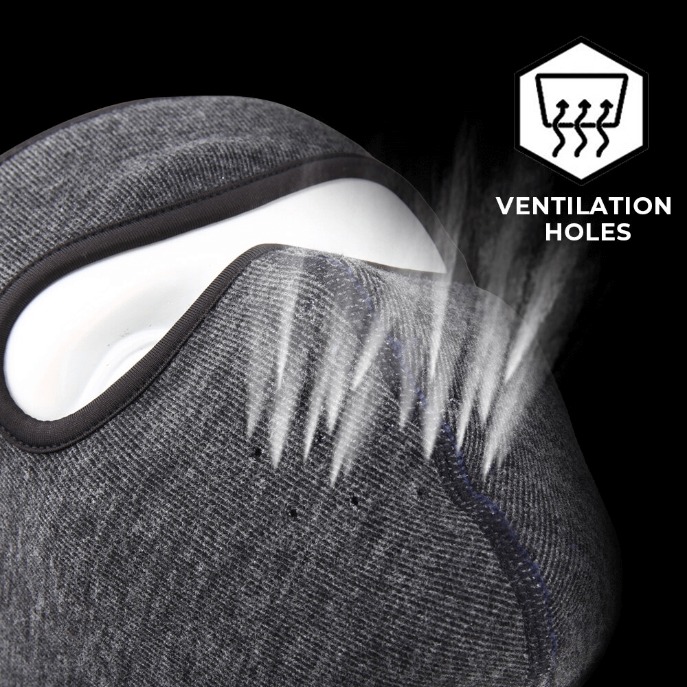 Masque facial coupe-vent en polaire avec fermeture réglable - SPF0730 
