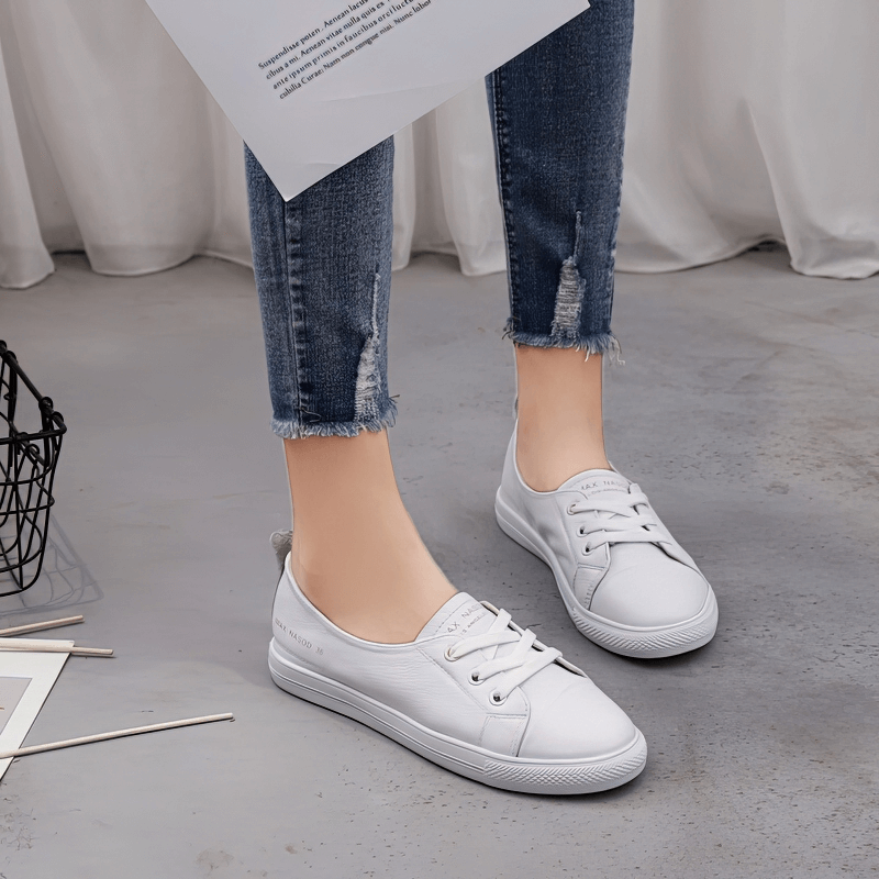 Flexible Casual Lightweight Women's Sneakers / Leather Shoes - SF1009